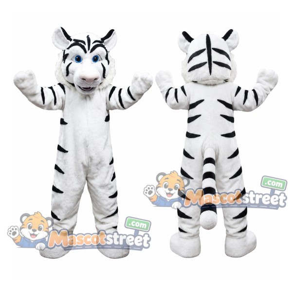 White Tiger Mascot Costume