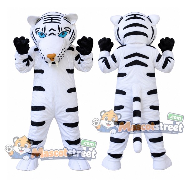 White Tiger Mascot Costume
