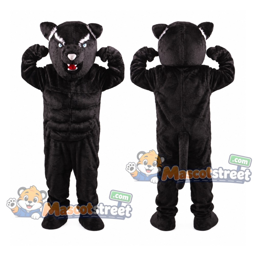 Black Panther Mascot Costume Black Panther Mascot Costume