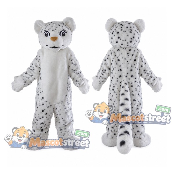 Snow Leopard Mascot Costume