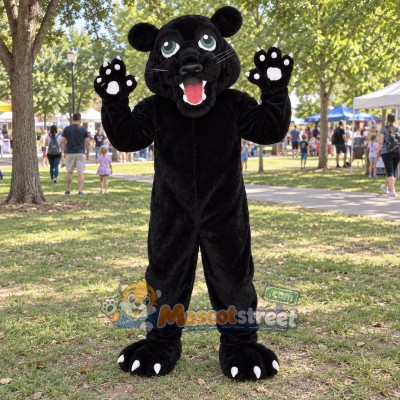 Black Panther Mascot Costume Black Panther Mascot Costume