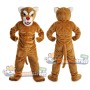 Brown Tiger Mascot Costume