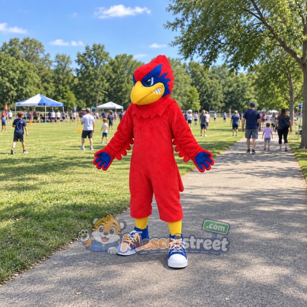 Red Cardinal Mascot Costume