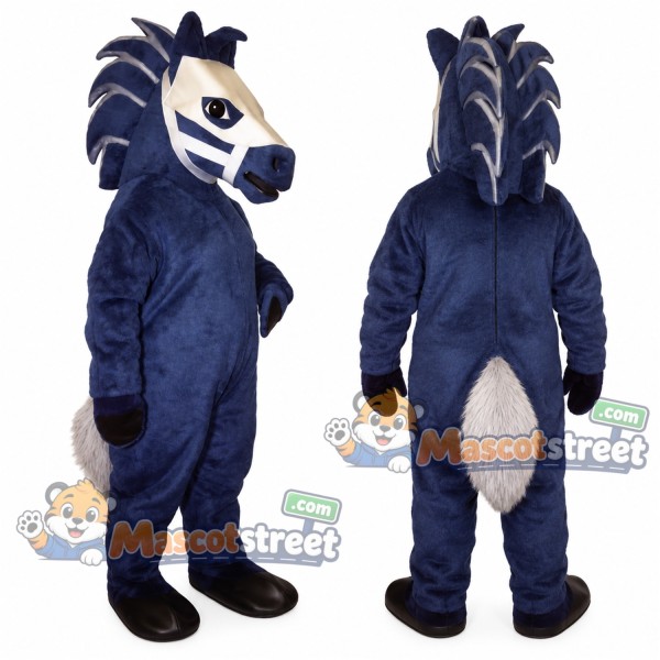 Navy Horse Mascot Costume