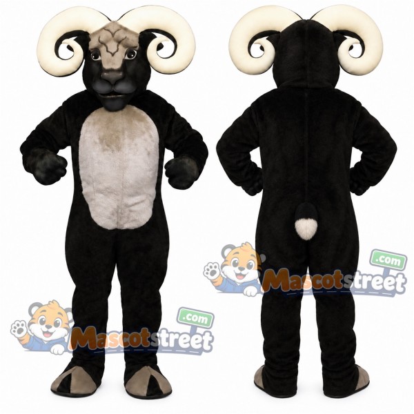 Black Ram Mascot Costume