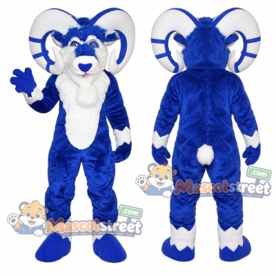 Blue Ram Mascot Costume Blue Ram Mascot Costume