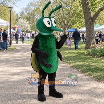 Green Hornet Mascot Costume