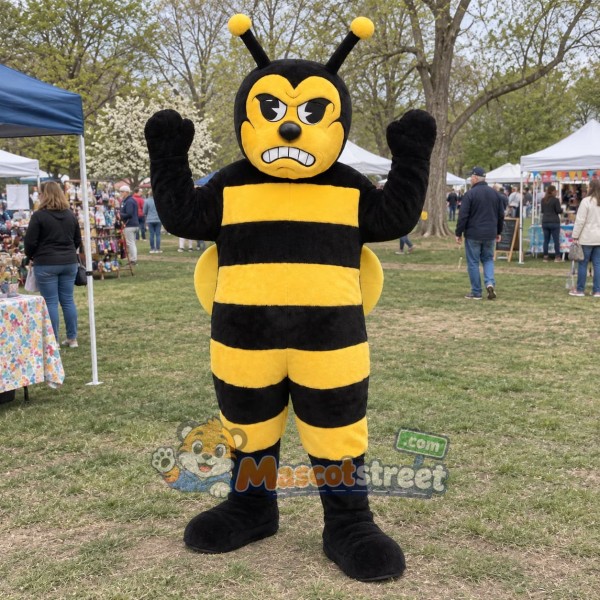 Yellow Bee Mascot Costume