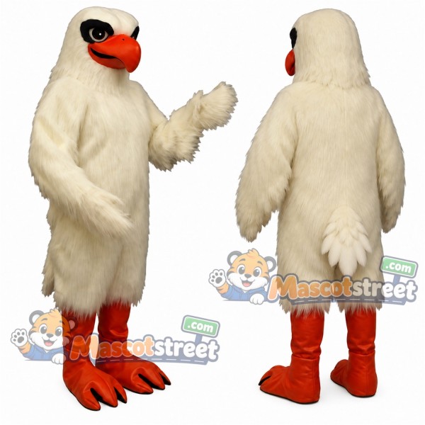 White Hawk Mascot Costume