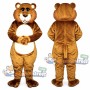 Brown Lion Cub Mascot Costume