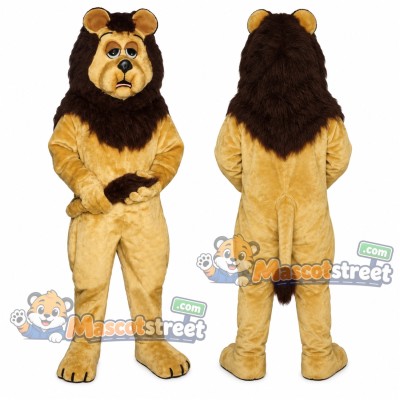 Yellow Lion Mascot Costume Yellow Lion Mascot Costume