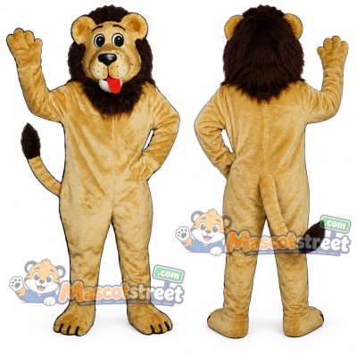 Yellow Lion Mascot Costume Yellow Lion Mascot Costume