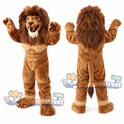 Brown Lion Mascot Costume Brown Lion Mascot Costume