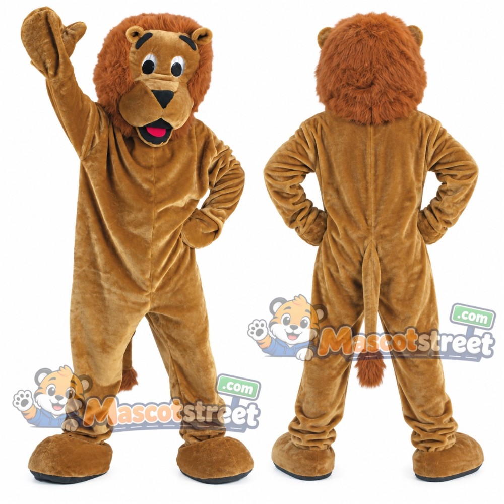 Brown Lion Mascot Costume Brown Lion Mascot Costume