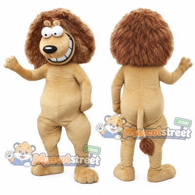 Tan Lion Mascot Costume Tan Lion Mascot Costume