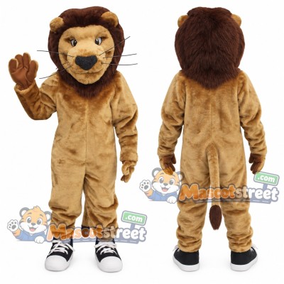 Tan Lion Mascot Costume Tan Lion Mascot Costume