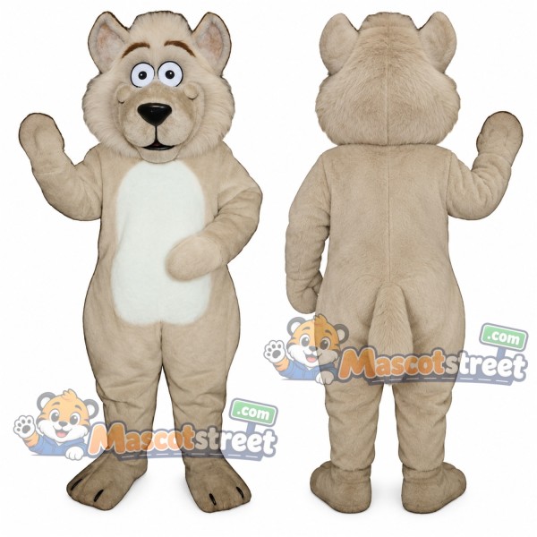 Gray Wolf Mascot Costume
