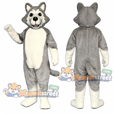 Gray Wolf Mascot Costume Gray Wolf Mascot Costume