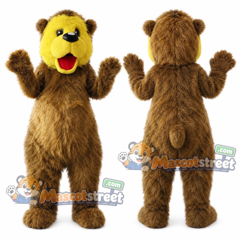 Brown Bear Mascot Costume