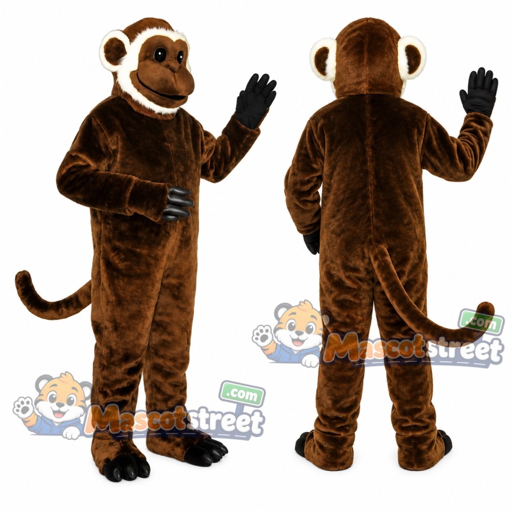 Brown Monkey Mascot Costume Brown Monkey Mascot Costume
