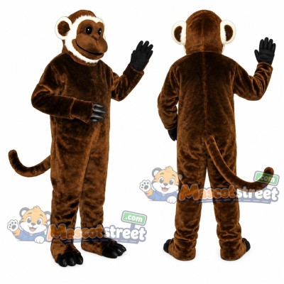 Brown Monkey Mascot Costume Brown Monkey Mascot Costume