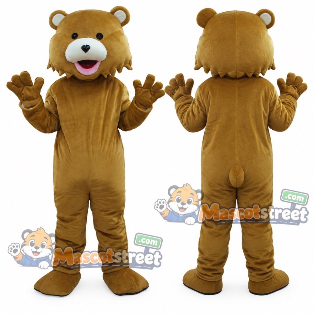Brown Bear Mascot Costume