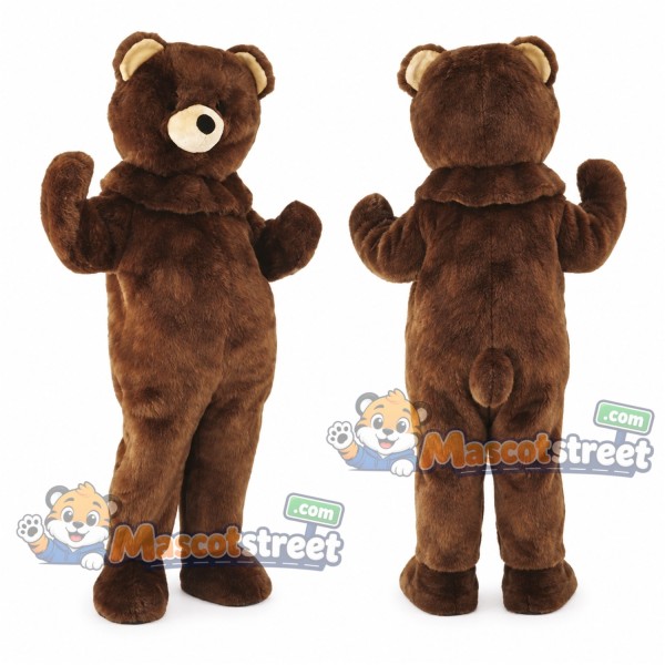 Brown Bear Mascot Costume