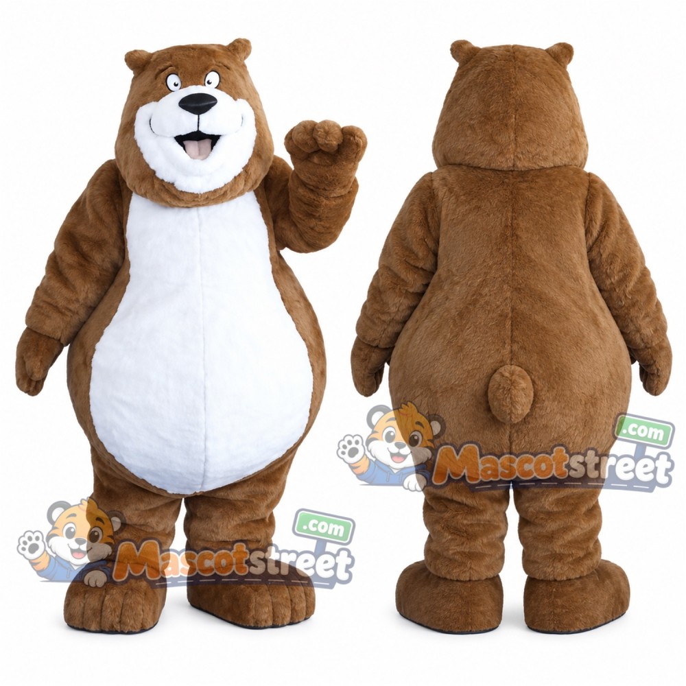 Brown Bear Mascot Costume