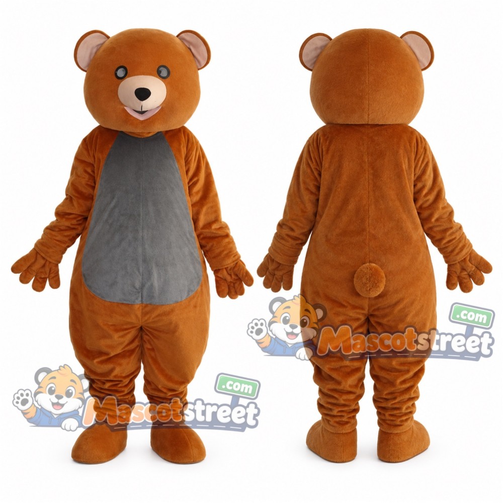 Brown Bear Mascot Costume