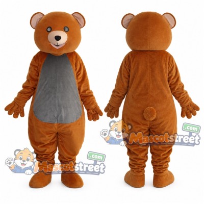 Brown Bear Mascot Costume