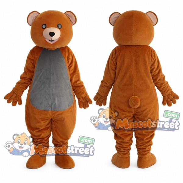Brown Bear Mascot Costume
