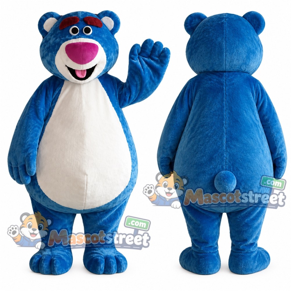 Blue Bear Mascot Costume Blue Bear Mascot Costume