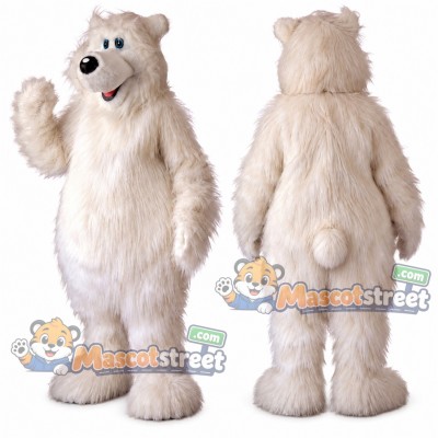 White Polar Bear Mascot Costume White Polar Bear Mascot Costume