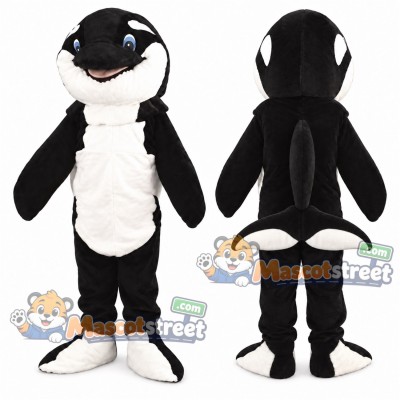 Orca Mascot Costume Orca Mascot Costume