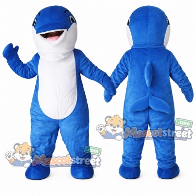 Blue Shark Mascot Costume