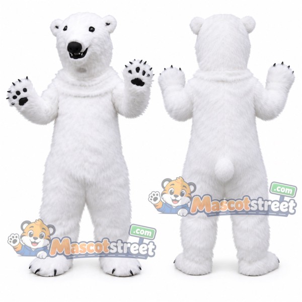 White Polar Bear Mascot Costume