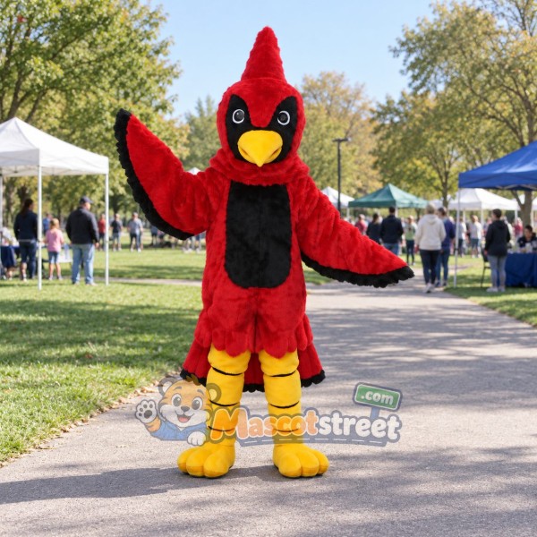 Red Cardinal Mascot Costume