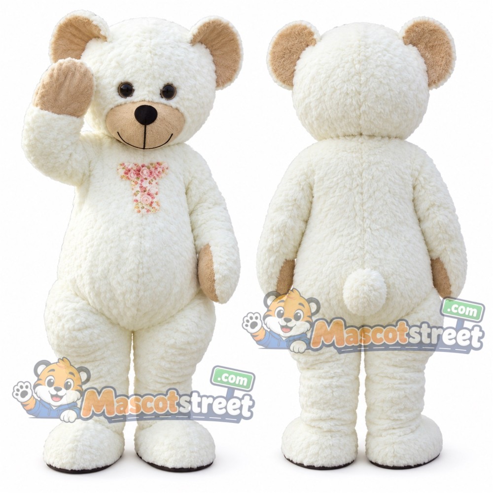 White Bear Mascot Costume White Bear Mascot Costume