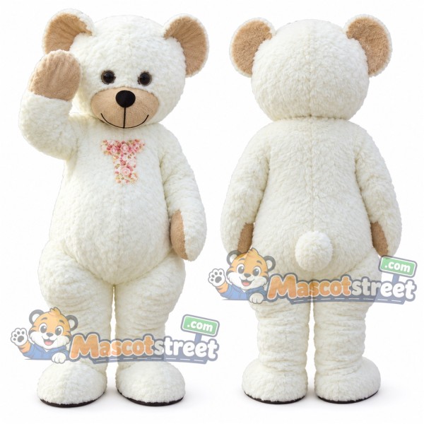 White Bear Mascot Costume