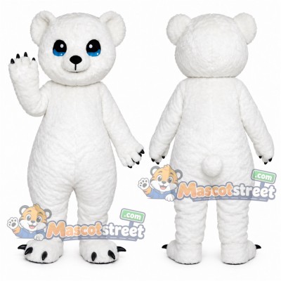 White Polar Bear Mascot Costume White Polar Bear Mascot Costume