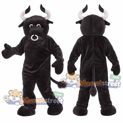 Black Bull Mascot Costume Black Bull Mascot Costume