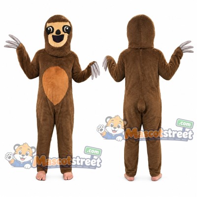 Brown Sloth Mascot Costume Brown Sloth Mascot Costume