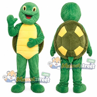 Green Turtle Mascot Costume Green Turtle Mascot Costume
