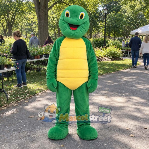 Green Turtle Mascot Costume Green Turtle Mascot Costume
