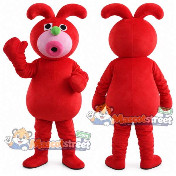 Red Monster Mascot Costume