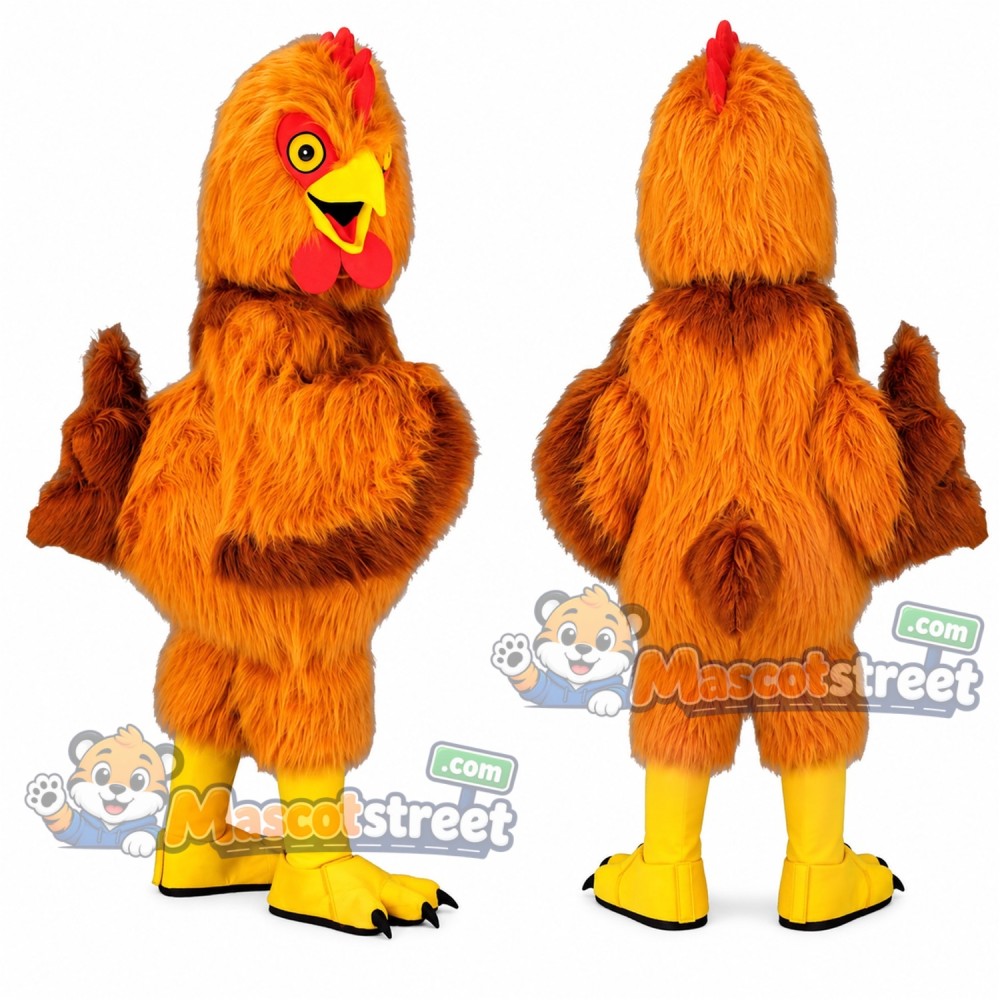 Orange Chicken Mascot Costume