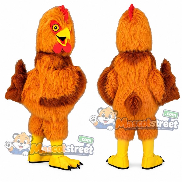 Orange Chicken Mascot Costume