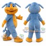 Blue Donkey Mascot Costume