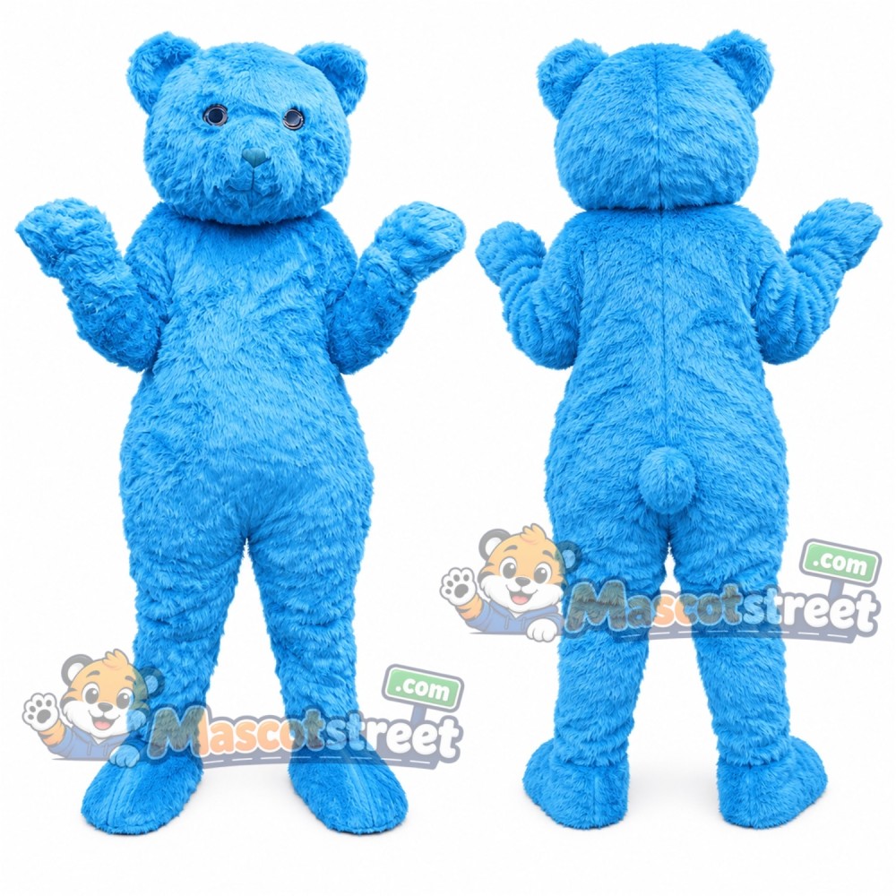 Blue Bear Mascot Costume Blue Bear Mascot Costume