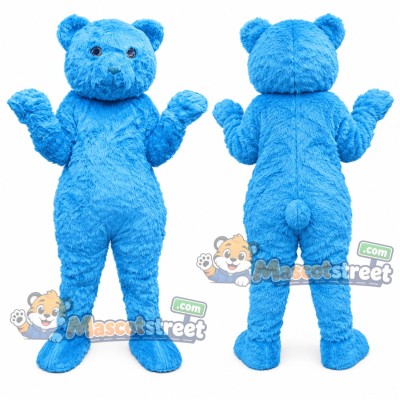 Blue Bear Mascot Costume Blue Bear Mascot Costume